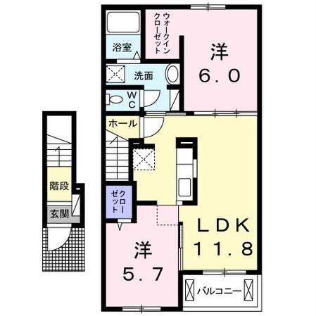 ティートの物件間取画像